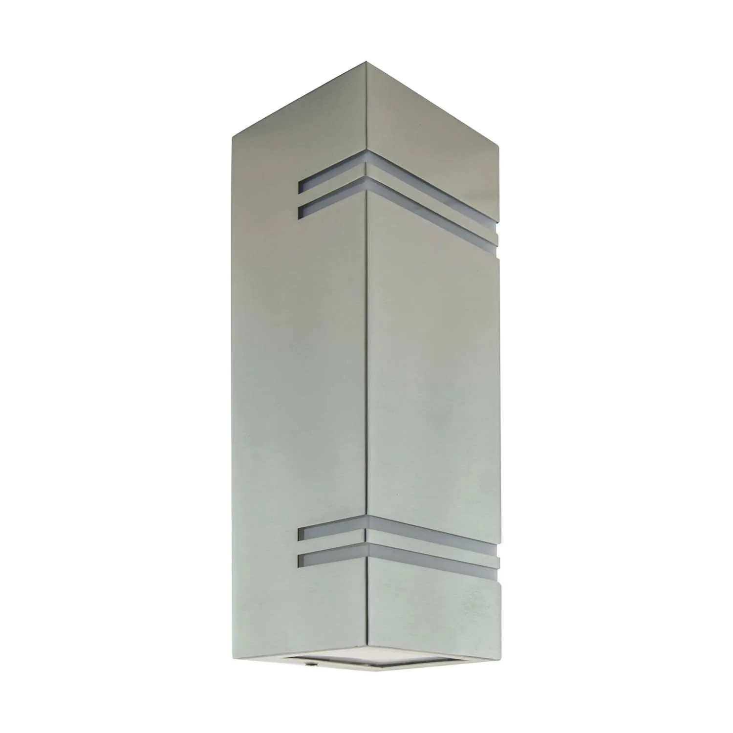 Struhm Kinkiet zewnętrzny KELER INOX 2xGU10 35W IP54 matowy chrom