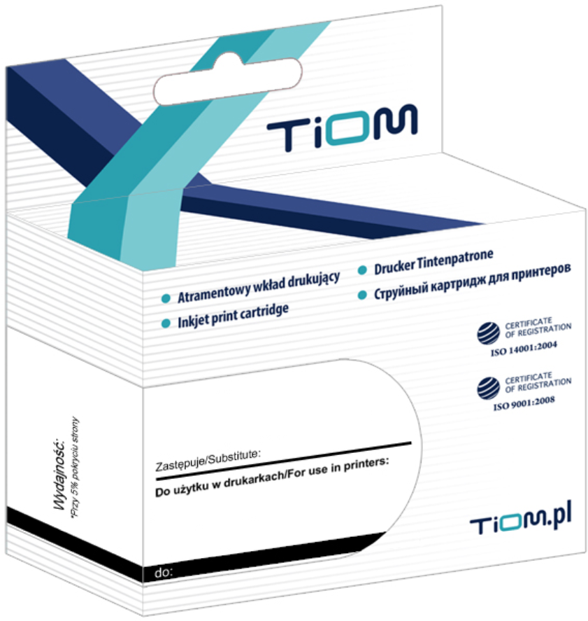 Tusz Tiom Ti-H903YX (T6M11AE), 850 stron, yellow (żółty)