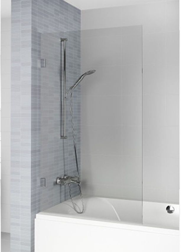 Riho Scandic NXT X409 parawan nawannowy 90 cm 1- częściowy chrom błyszczący/szkło przezroczyste G001162120