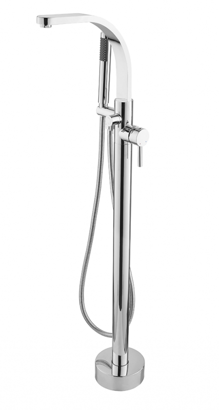 Besco Decco II bateria wannowo-prysznicowa wolnostojąca chrom BW-DII-CH