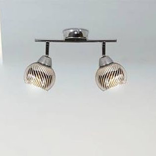 Candellux Fort lampa podsufitowa 2x10W chrom 92-62819