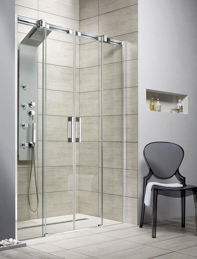 Radaway Espera DWD ścianka prysznicowa do drzwi chrom/szkło przezroczyste 380228-01