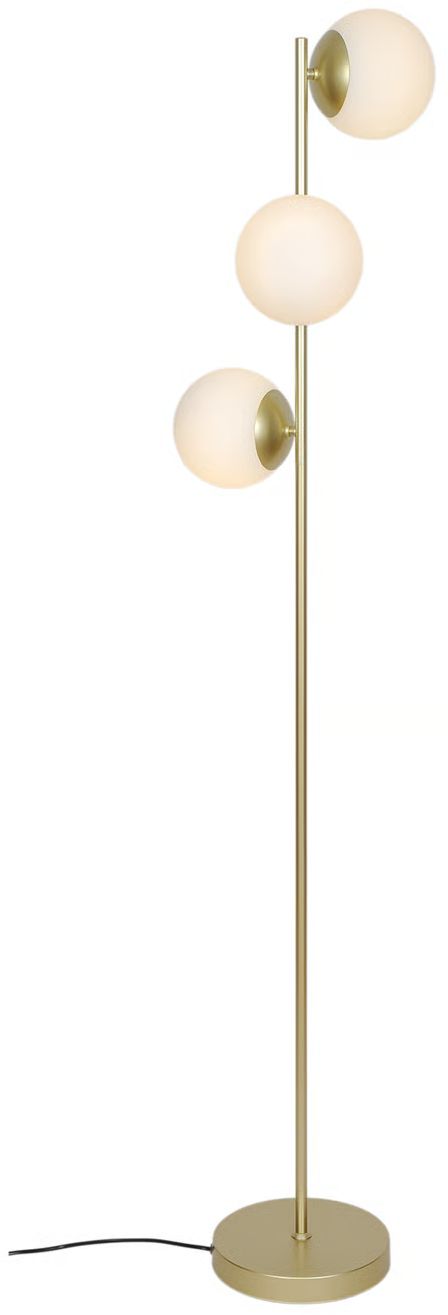 Nordlux Lilly lampa stojąca 3x10 W mosiądz 48613035