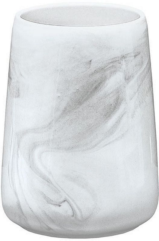 Kubek na szczoteczki Kleine Wolke Marble marmurowy porcelanowy 350 ml 1 szt.