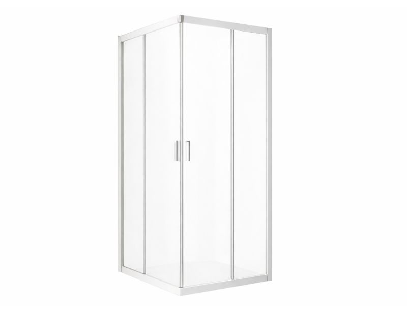 Narożna kabina prysznicowa Ravak Blix BLRV2 90x90 szkło transparent biała 1 szt
