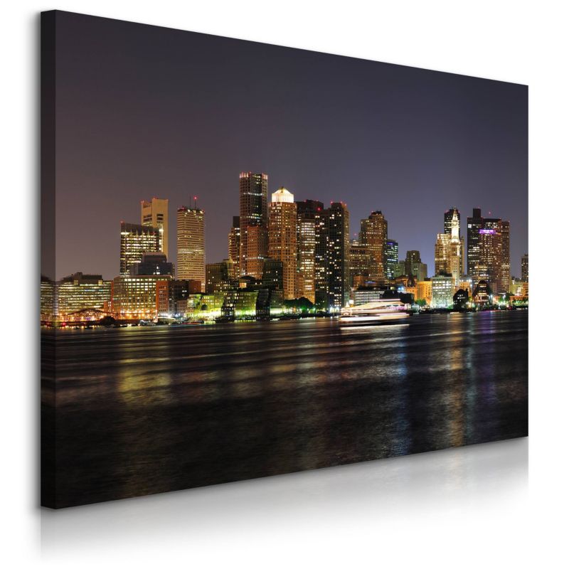 Obraz Muralo Do Salonu Biura Panorama Bostonu Miasto Architektura 120x80 cm 1 szt.
