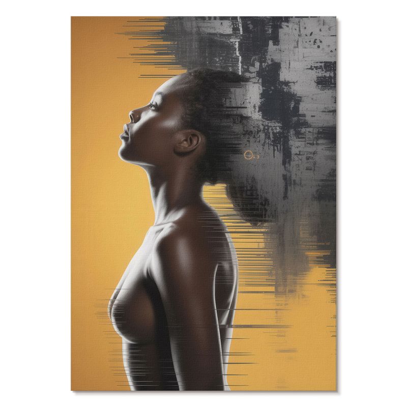 Plakat na Ścianę Tulup 29,7x42 cm (A3) Ciemnoskóra kobieta Do salonu, sypialni, biura 1 szt.