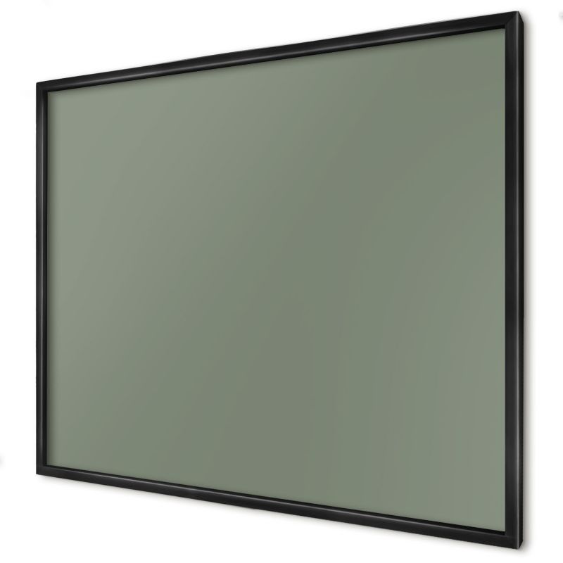 Tablica magnetyczna ozdobna Wallfluent 80x60 Ciemna szałwia w czarnej ramie 1szt