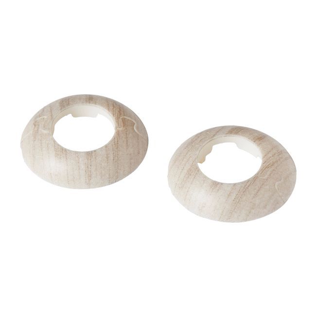 Rozeta maskująca PCV GoodHome śr. 16 mm dąb cappucino 2 szt.