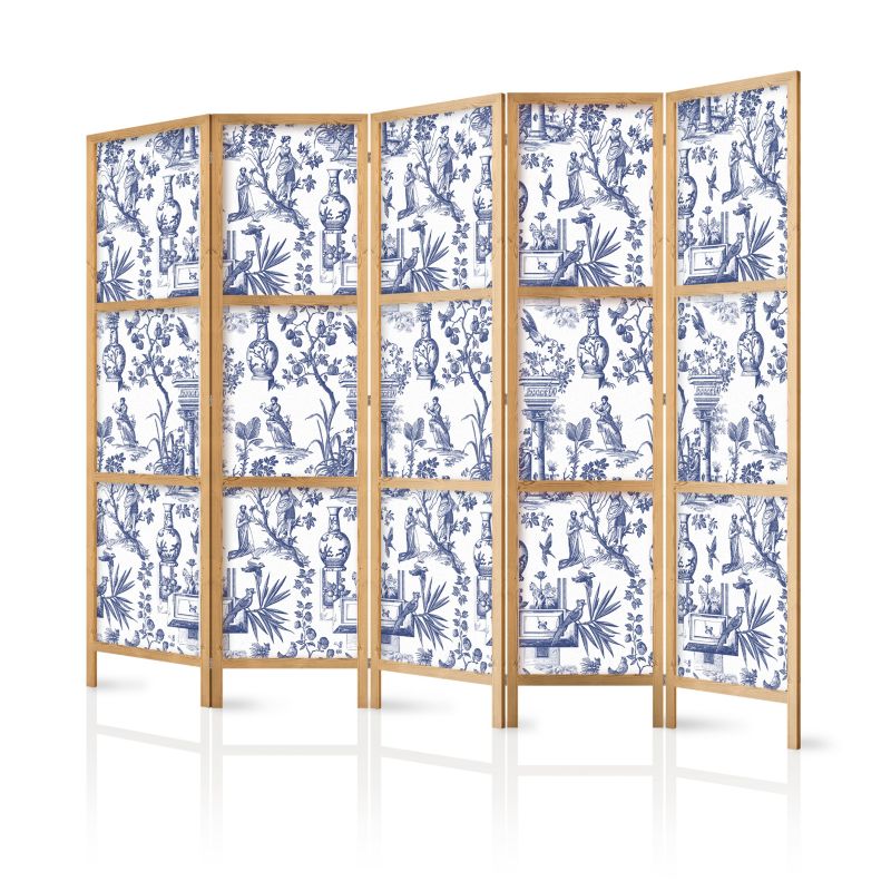 Parawan Muralo Japoński Rzym I Botanika Wazon Rzeźba 225x172 cm 1 szt.