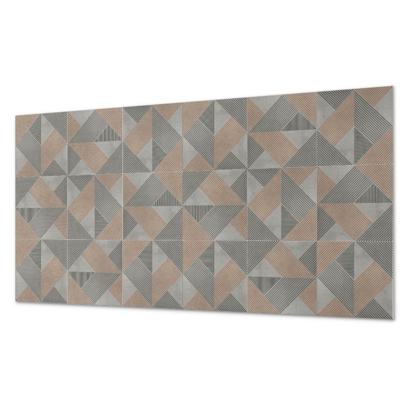 Płytki Winylowe ArtPrintCave 40x20 cm Geometryczny wzór w trójkąty 10 szt.