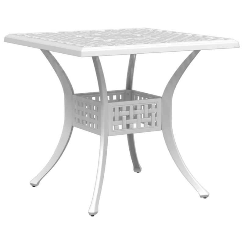 Stolik ogrodowy pomocniczy WaszeMeble z aluminium biały WM-4002813 1 szt.