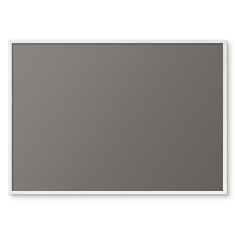 Tablica Na Magnesy Tulup 100x70 cm Ciemny szary - Biała rama Do salonu, sypialni 1 szt.