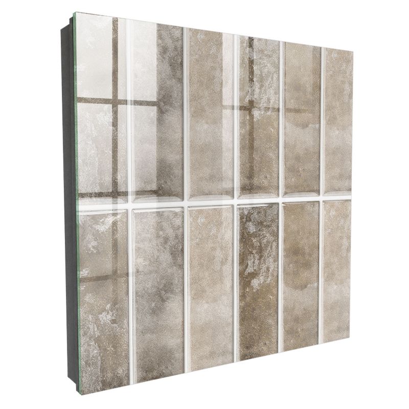 Pudełko Na Klucze Tulup 30x30 cm Eleganckie kafle - Czarna - Otwierana na prawo 1 szt.