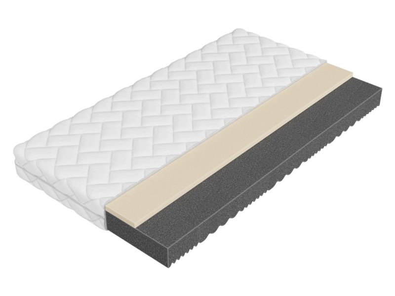 Dwustronny materac piankowy MIRJAN 24 Uno 17 cm 100x200 zrolowany 1 szt.