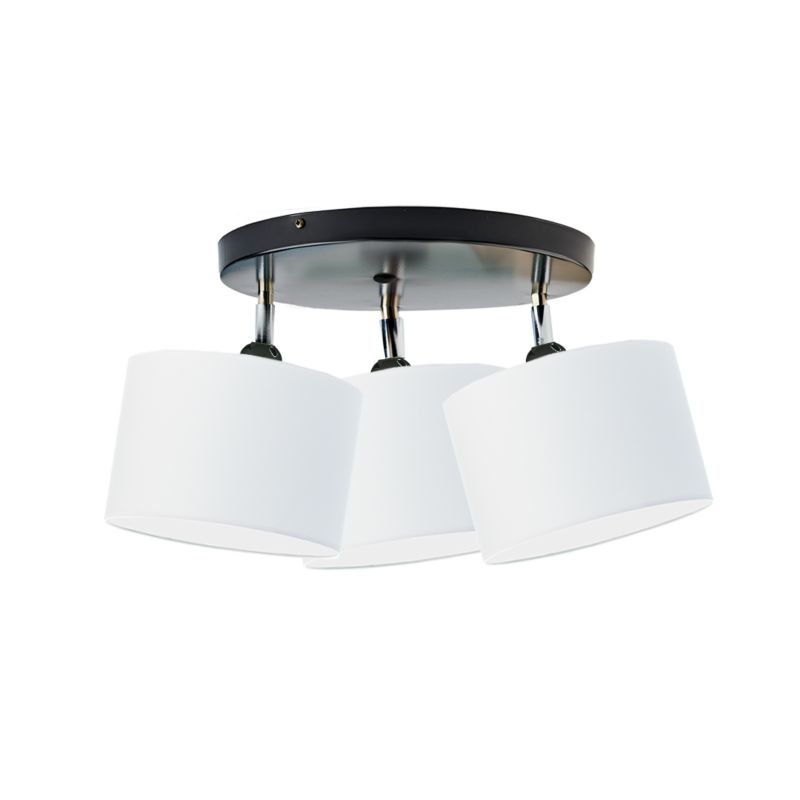 Lampa wisząca Volta Light Factory żyrandol plafon z abażurami walec Biały JAZZ Z3 1szt.
