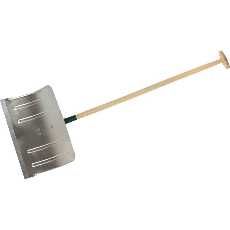Łopata śniegowa PROFIX szer.480mm wys.310mm aluminium okucie blacha trzon drewniany 32mm 1 szt.