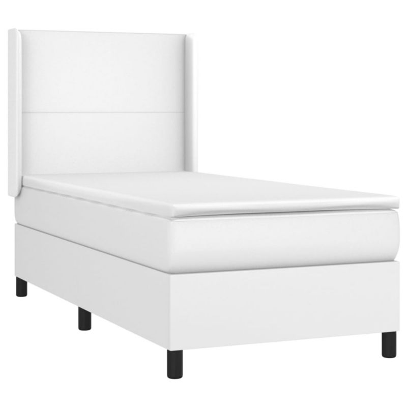 Łóżko kontynentalne WaszeMeble 100x200 cm biała WM-3139248 1 szt.