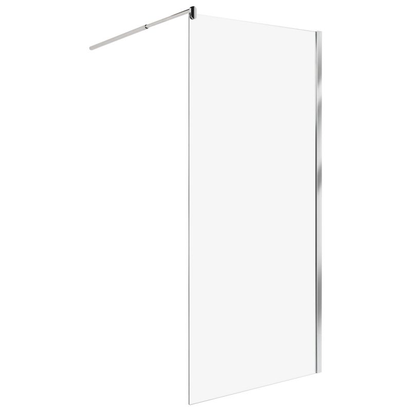 Ścianka prysznicowa Ahaus 90 x 190 cm Srebrny 1 szt.