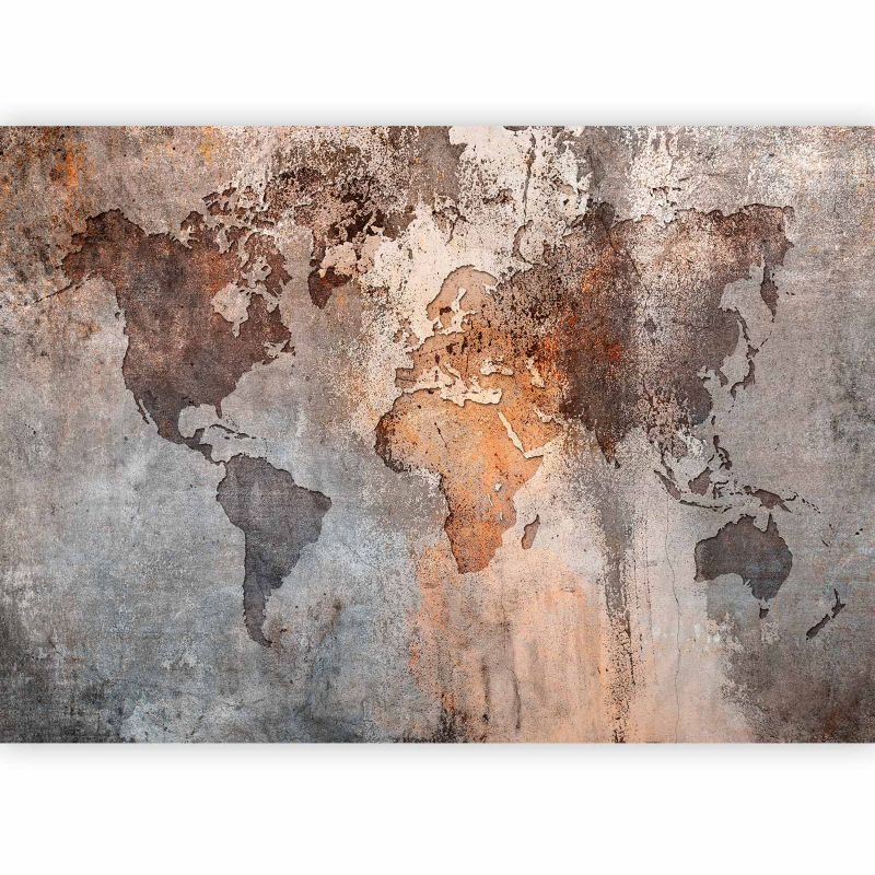 Fototapeta flizelinowa Premium Artgeist 155g/m2 Mapy beżowa 100x70 (2 części) 10003aa rolka 1 szt