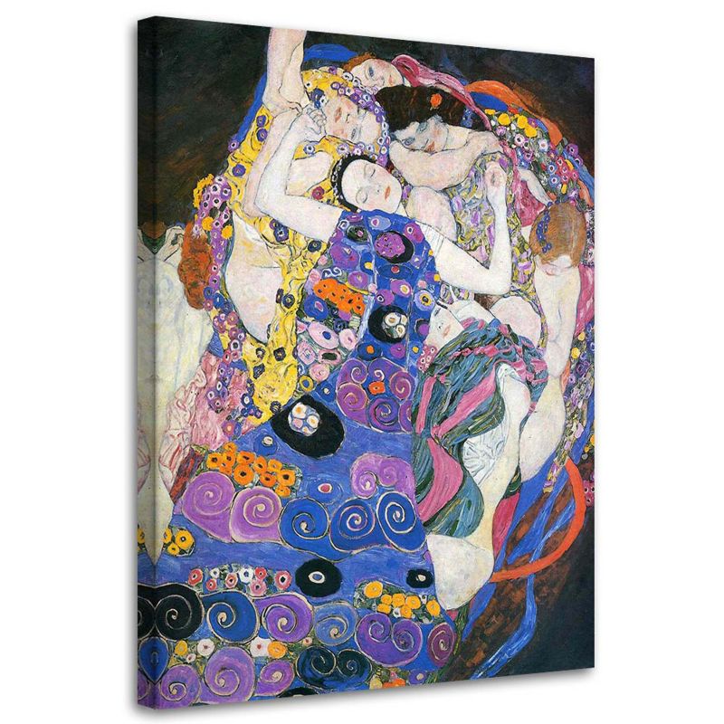 Obraz na płótnie Feeby Dziewice - G. Klimt reprodukcja 20x30cm 1szt