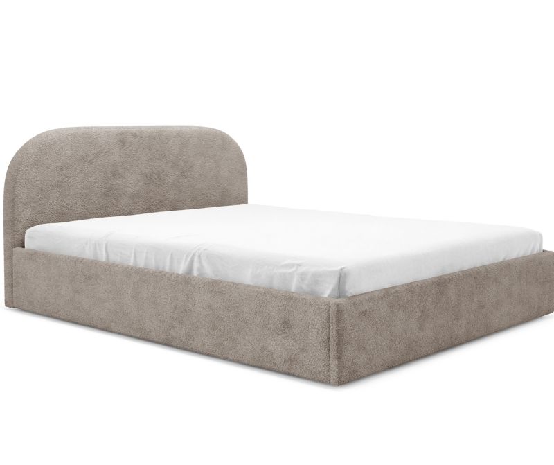 Łóżko MOON Sofello 140x200 boucle metalowy stelaż pojemnik Quelle 05 1 szt
