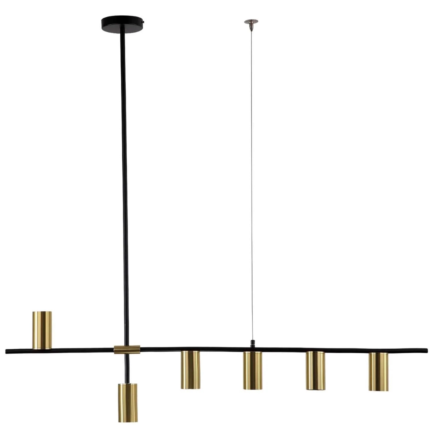 Light Prestige Lampa wisząca ARIZONA 6xGU10 max. 8W LED czarn-złota