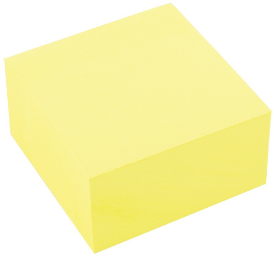 Karteczki samoprzylepne D.Rect, 76x76mm, 400 karteczek, żółty