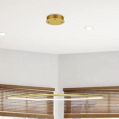 Altavola Design Ledowe Okręgi No. 1 lampa wisząca 30 W złota LA073/P_80_in_3k_gold_Dali