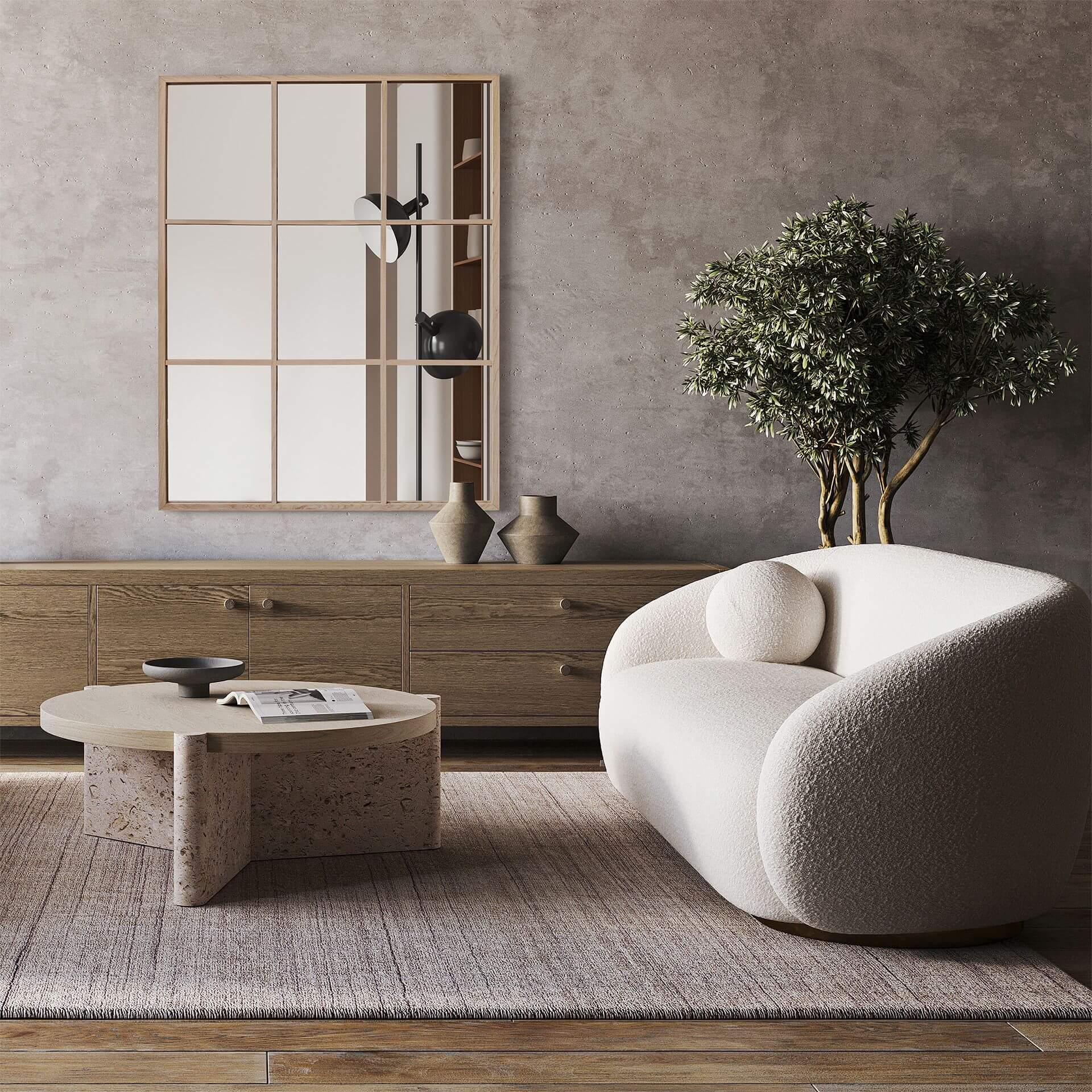 Styler Joel lustro 69x95 cm prostokątne LU-12502