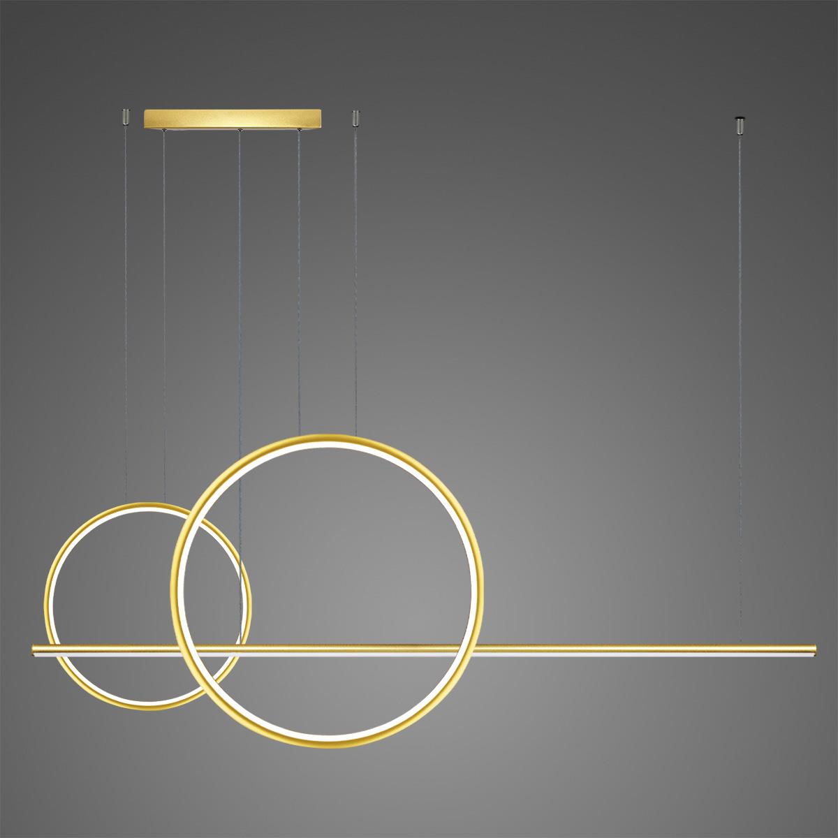 Altavola Design Linea No. 4 lampa wisząca 57 W złota LA087/P2X_60_40_150_4k_gold