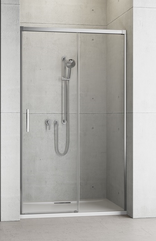 Radaway Idea DWJ drzwi prysznicowe 160 cm wnękowe prawe chrom/szkło przezroczyste 387020-01-01R