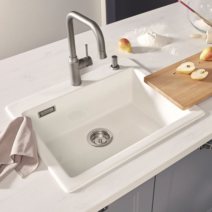 Blanco Palona 6 zlewozmywak ceramiczny 61,5x51 cm biały 524731
