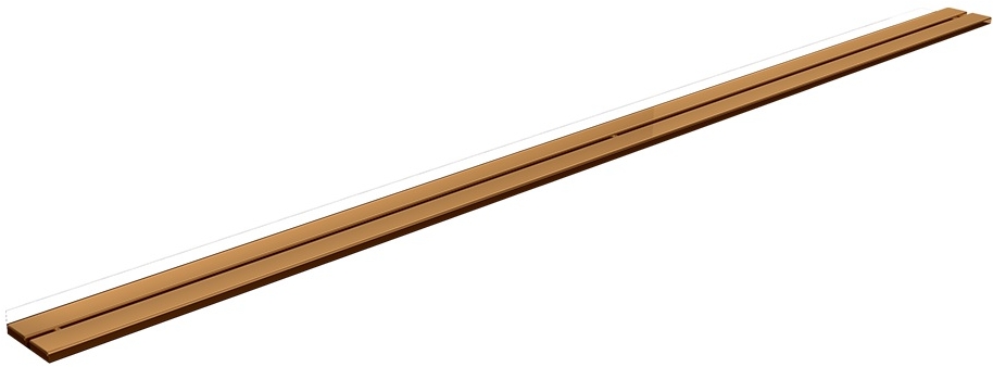 Darmowa Dostawa - Maskownica odpływu liniowego 110 cm miedź Schedpol Copper Slim Duo 10058SLXDPM