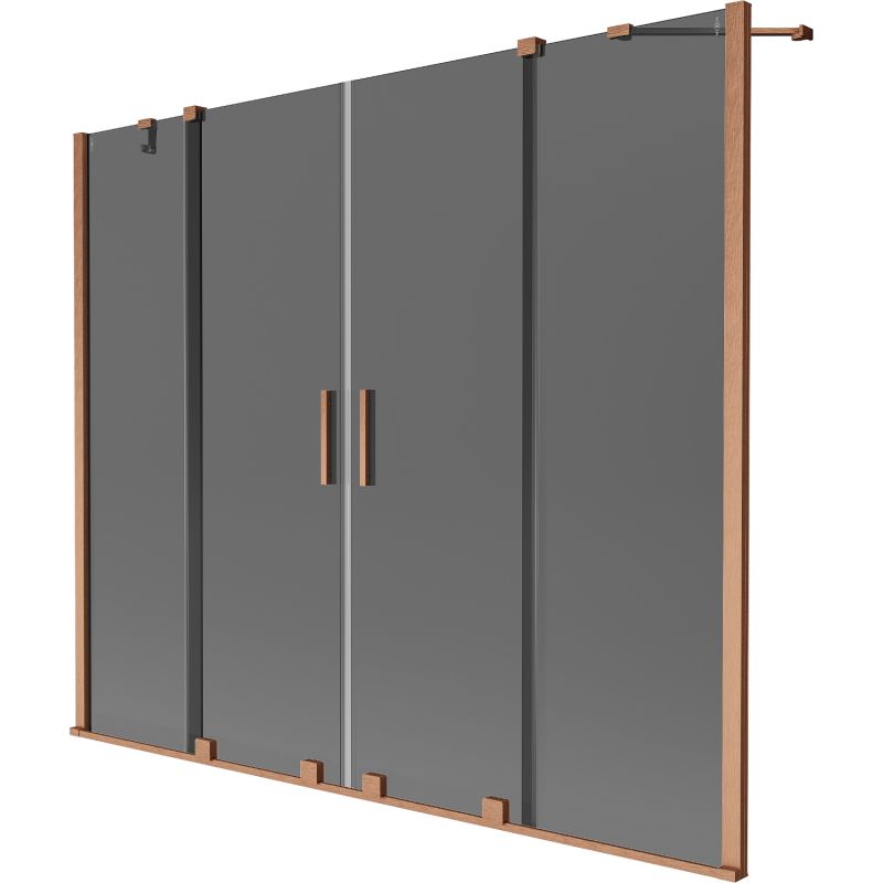Parawan nawannowy Mexen Velar grafitowy 200x150 cm 1 szt.