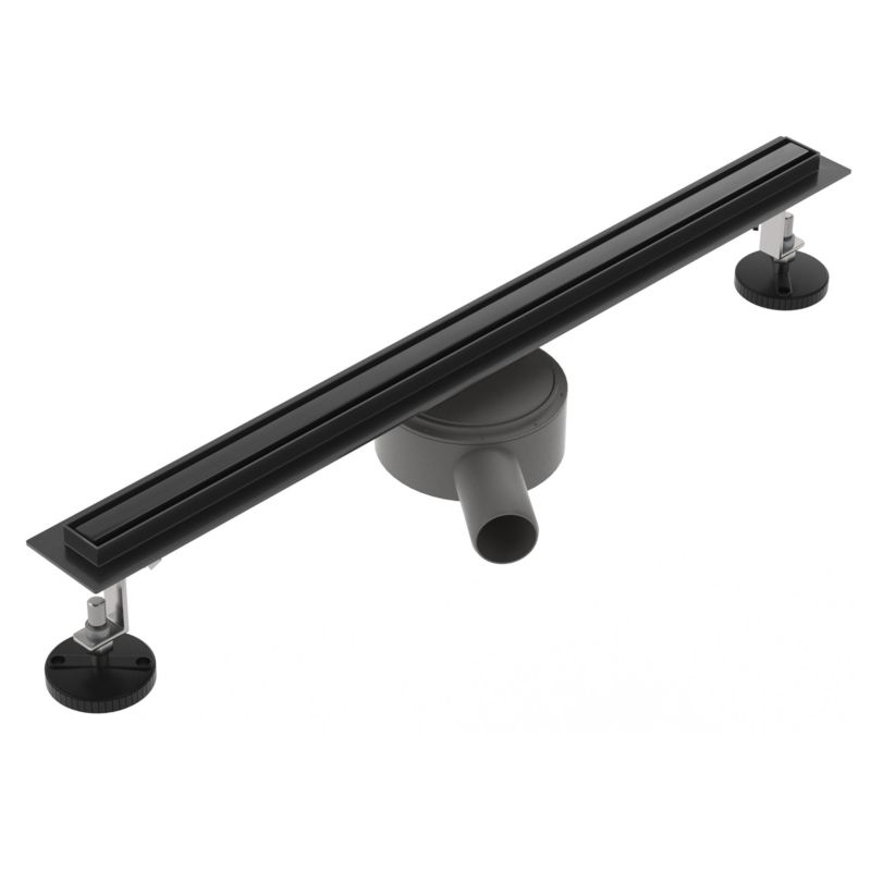 Odpływ liniowy obrotowy SEVANTE 100 cm czarny SLIM 1 szt.