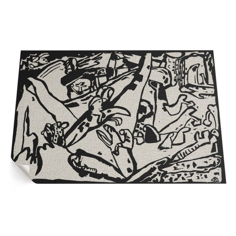 Zewnętrzny Dywan Winylowy ArtPrintCave 120x180 cm Kompozycja Wassily'ego Kandinsky'ego 1 szt.