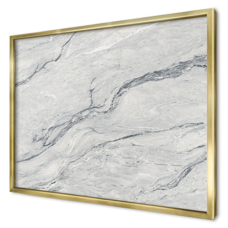 Magnetyczna tablica ozdobna Wallfluent 70x50 Szara elegancja w złotej ramie 1szt