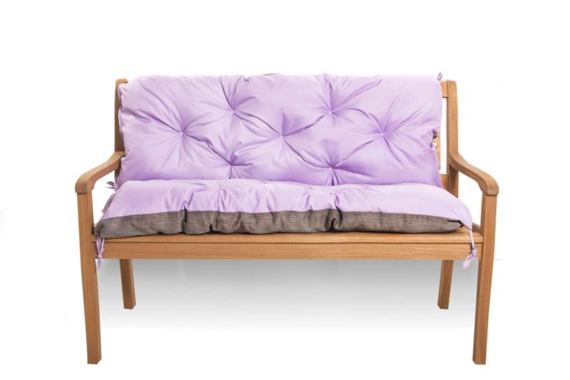 Poduszka na ławkę 3 os, Setgarden, 170x50x50 cm, Purpurowa poduszka ogrdowa na huśtawkę lub ławkę, 1szt