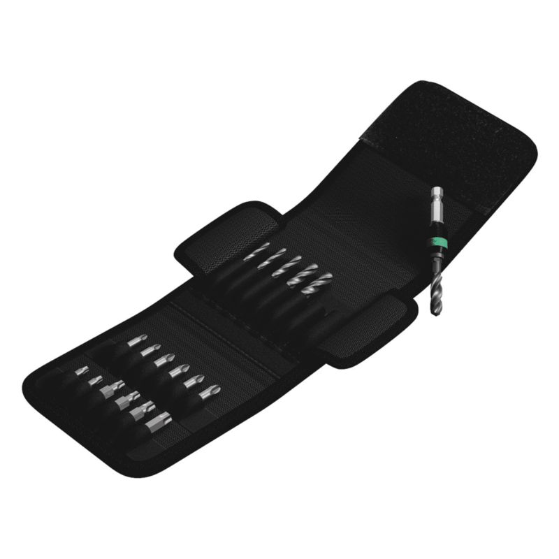 Zestaw bitów i wierteł do metalu w etui Wera, 19 części, 05104652001, 1szt.