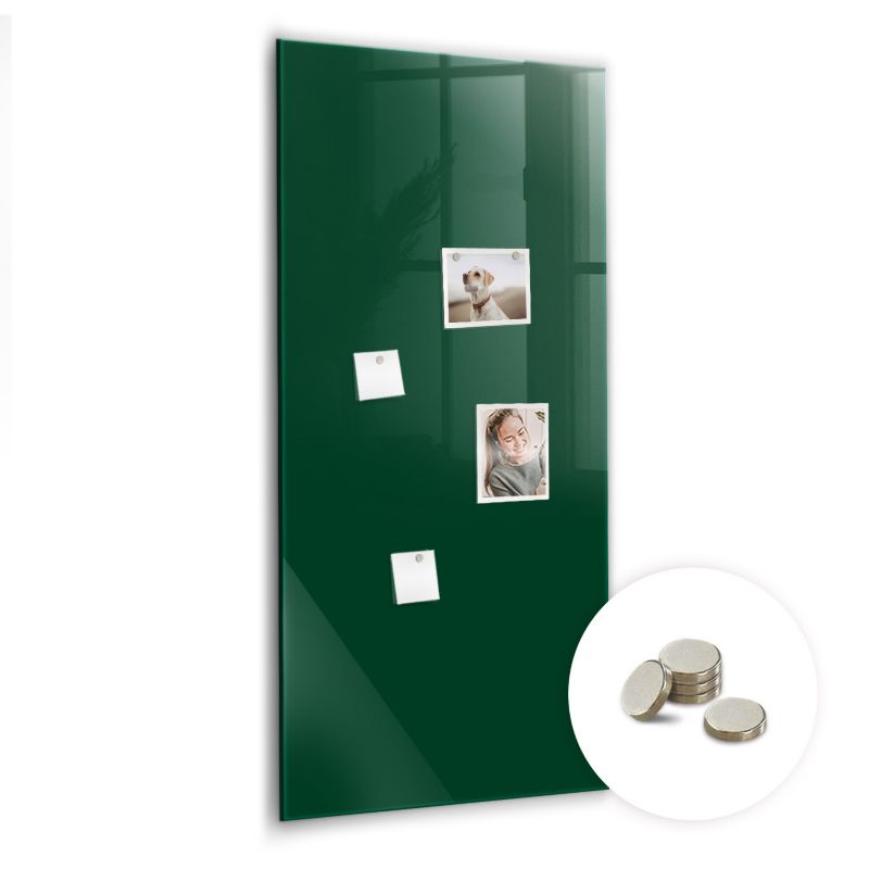 Tablica Magnetyczna Wallfluent 70x100 cm Głęboka zieleń butelkowa 1 szt.