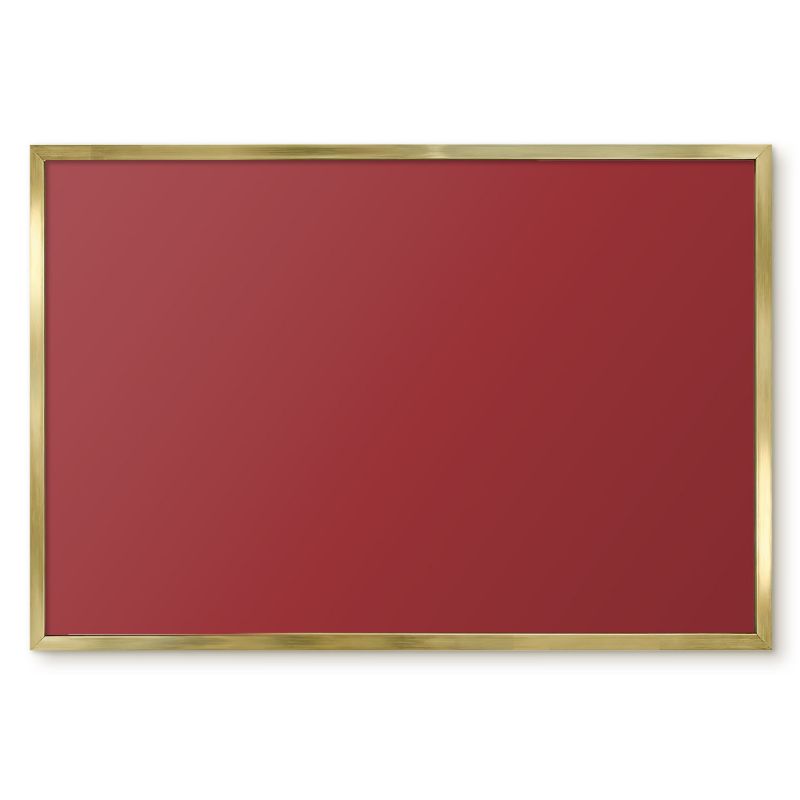 Tablica Magnetyczna Do Sypialni Tulup 60x40 cm Kolor burgundowy - Złota rama Do salonu, sypialni 1 szt.