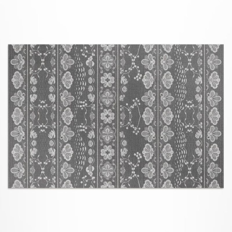 Dywan Winylowy Z Nadrukiem Wallfluent 80x120 cm Sceny ogrodu w kwiatowych wzorach 1 szt.