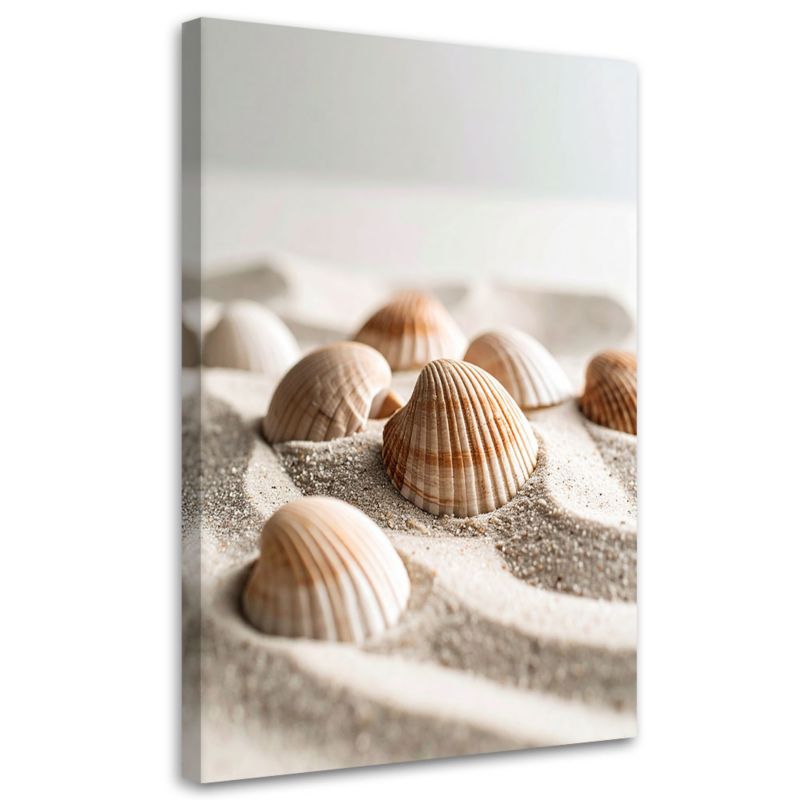 Obraz do salonu kuchni biura Feeby Muszle plaża natura boho 80x120cm 1szt
