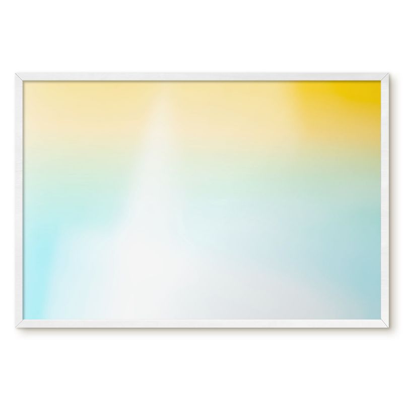 Tablica Magnetyczna Dekoracyjna Ścienna Tulup 60x40 cm Pastelowy relaks - Biała rama Do sypialni, salonu 1 szt.
