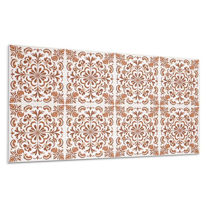 Panele samoprzylepne Wallfluent 40x20 cm Ornamenty z motywem kwiatowym 10 szt.