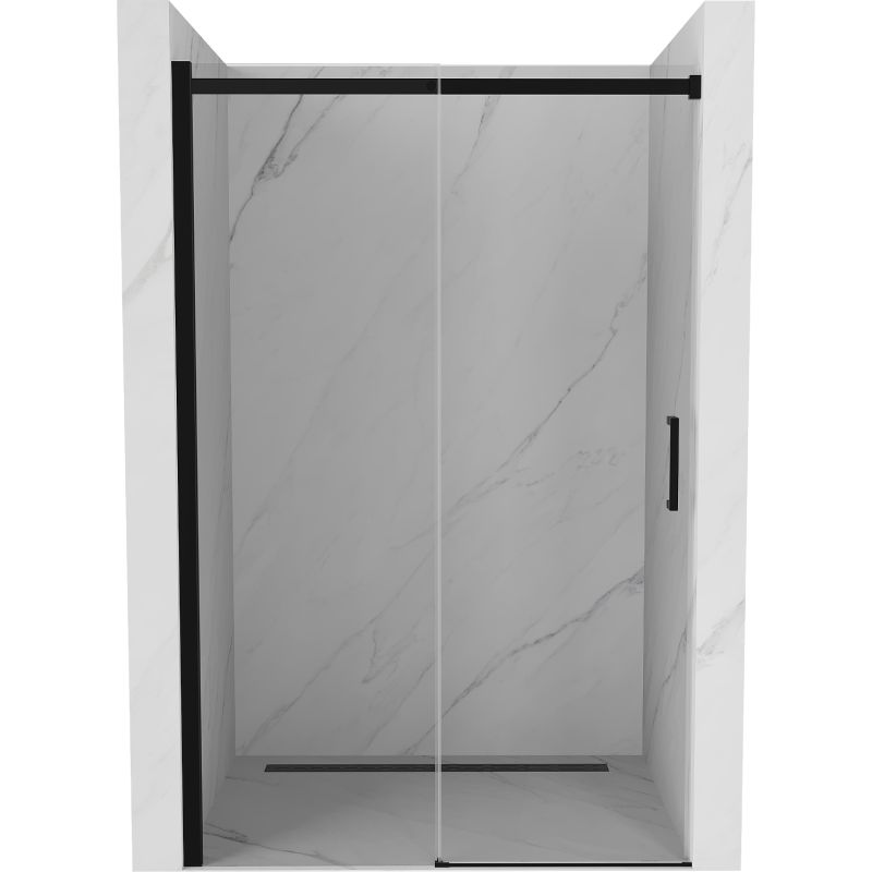 Drzwi prysznicowe Mexen Omega czarne 160x190 cm 1 szt.