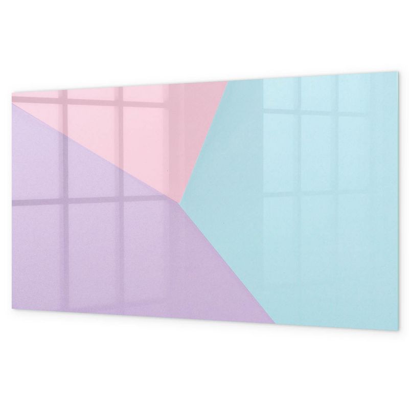 Tablica Suchościeralna Magnetyczna Tulup 120x60 cm Pastelowy wzór Na notatki i zdjęcia Czarny marker 1 kpl