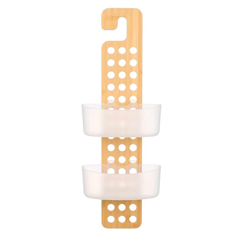 Bambusowy organizer z pojemnikami Atmosphera brąz 70 cm 1 szt.