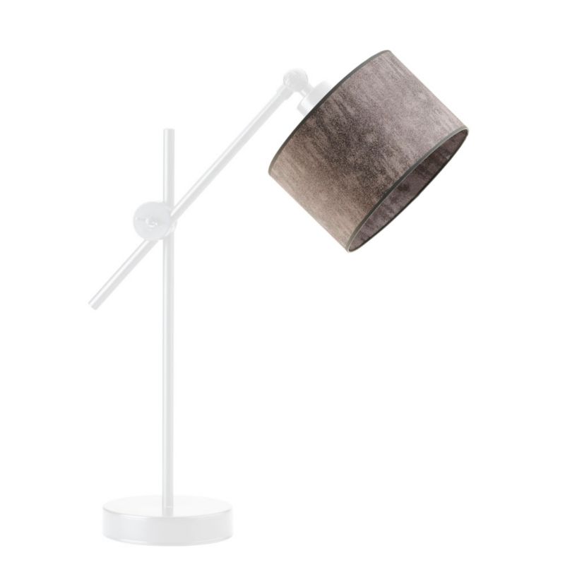 Lampka Nocna Volta Light Factory Modern Abażur Biały/Beton Walec 1xE27 1szt.